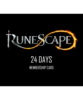 RuneScape 24-Day Prepaid Time Game Card Key GLOBAL